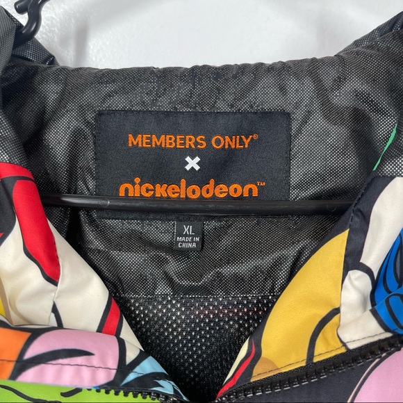 Members Only Nickelodeon Windbreaker Jacket - Picture 4 of 9